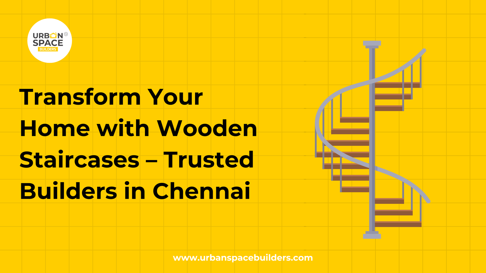 Wooden Staircases in Chennai – Elegance & Durability | Urban Space Builder