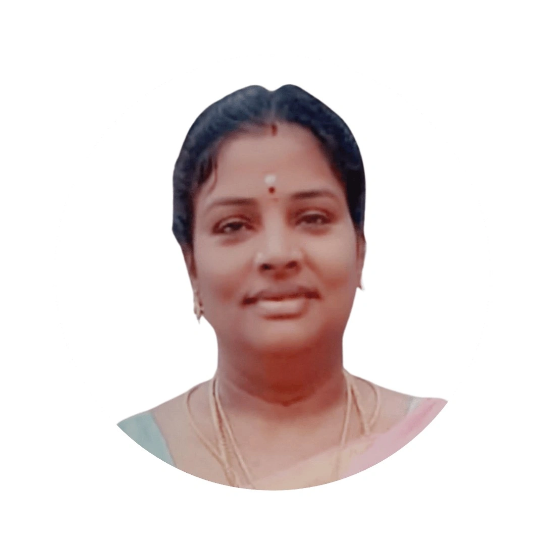 Mrs. Radhamani, Senior Accountant at Urbanspace Builders, managing financial operations for residential construction projects in Chennai.
